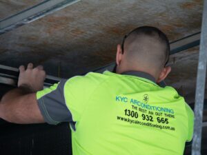 ducted air conditioning installation